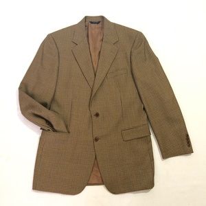 Brooks Brothers Wool Houndstooth Coat